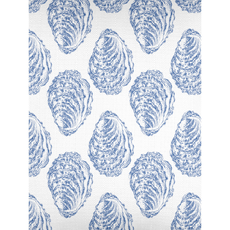Printed Pillows Linen Geometric Accent Pillow, Blue, Square 26", Pillow Cover Only - No Insert