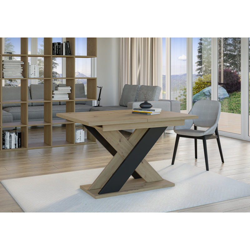 Extendable Dining Table Alysan, Brown