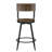 Devon  Wood And Metal Swivel Stool