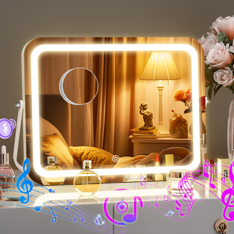 Petit miroir de sol rectangulaire Oshang