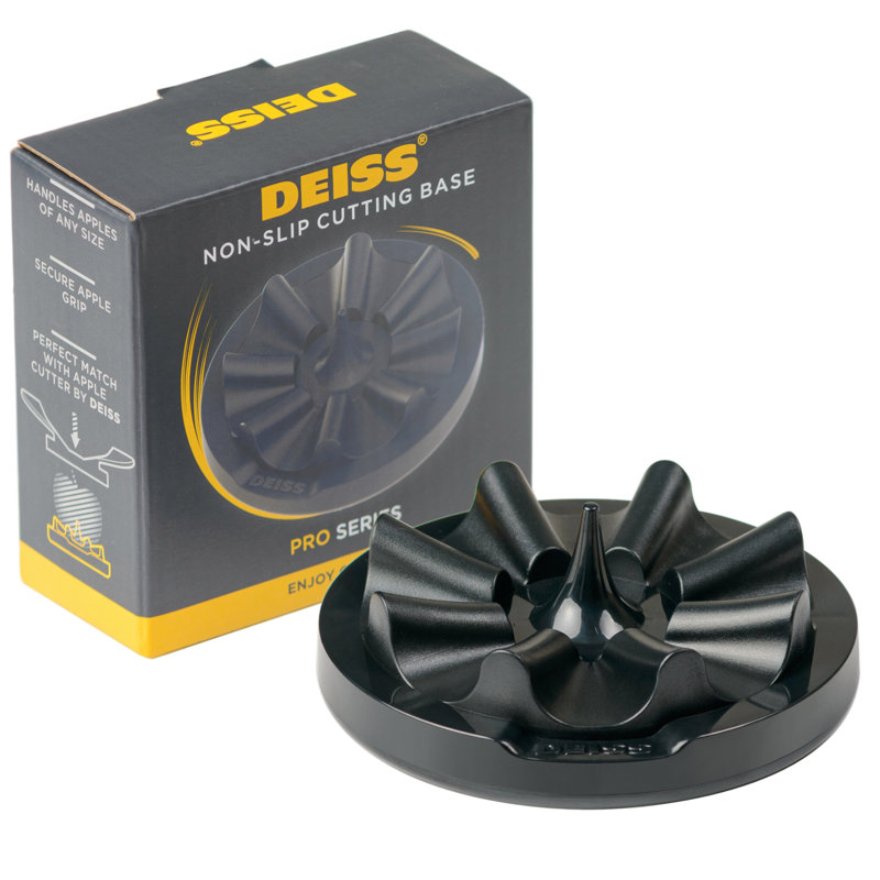 Deiss Pro Apple Slicer Base - Safe Grip For Perfect Slices - Easy Cleaning, Durable Construction
