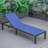 Marlin Modern Aluminum Outdoor Reclining Chaise Lounge - Weather-Resistant Sling Patio Chair for Poolside & Sunbathing-943377676-943377675