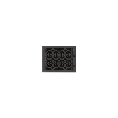 Old Victorian Cast Iron Floor Register - Powder Coat