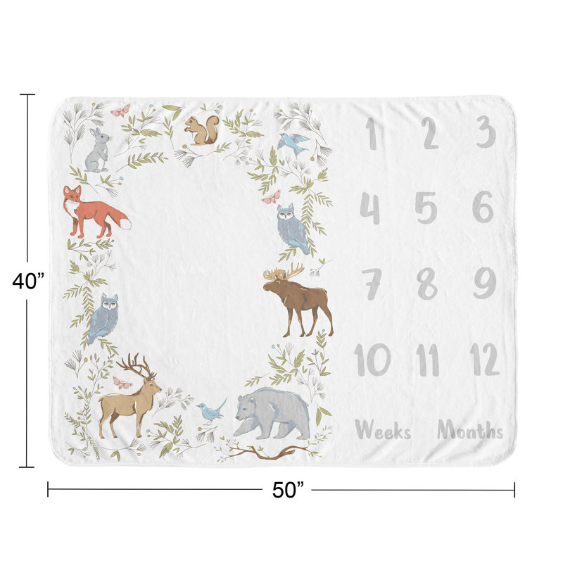 Couverture pour bébé Woodland