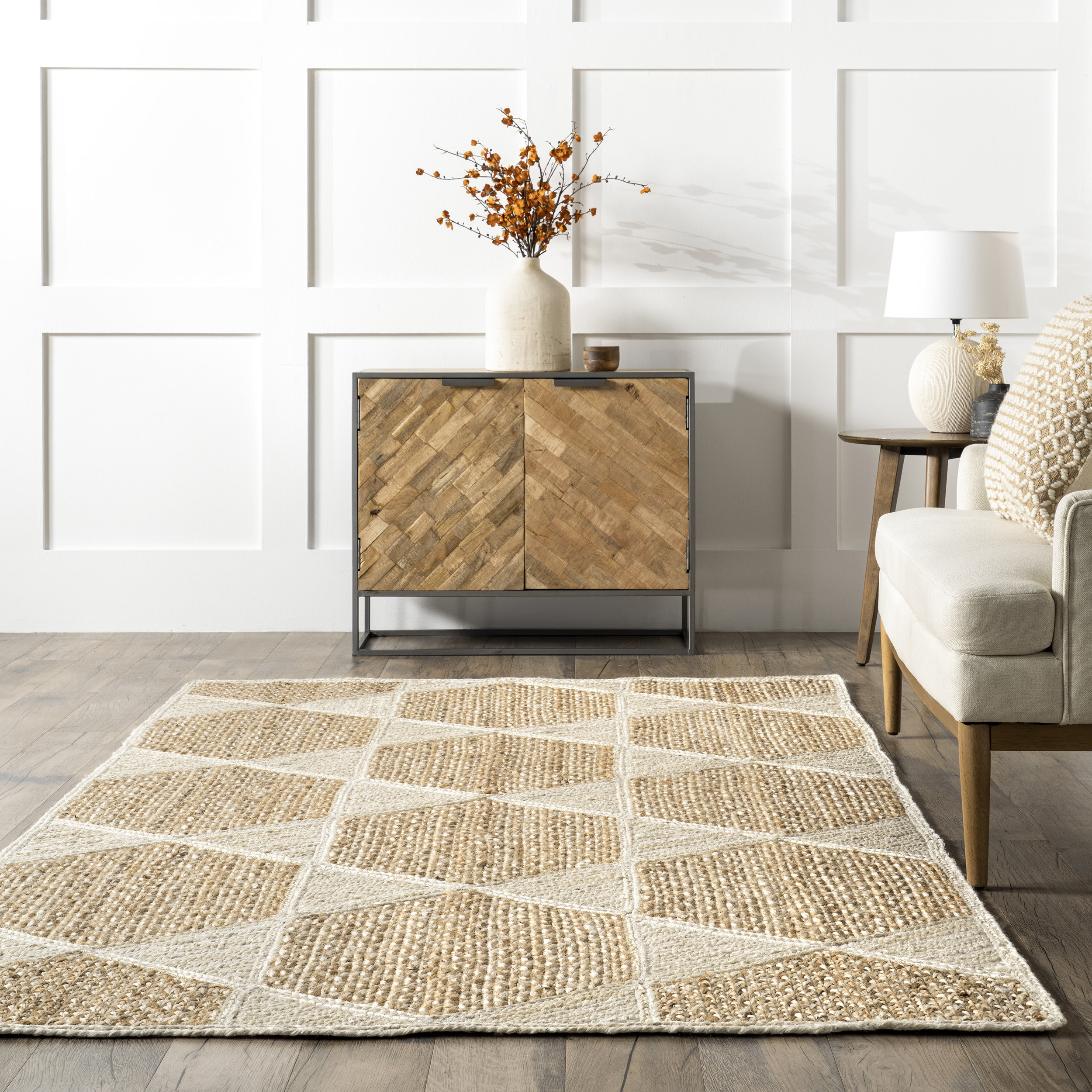 Alegre Bordered Power Loomed Tan Indoor/Outdoor Rug Gracie Oaks Rug Size: Rectangle 6'7 x 9