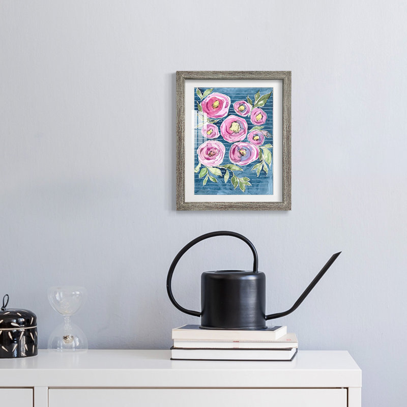 Gilt Indigo II -Gallery Wrapped Canvas