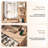 Vanity Desk with Mirror and Lights, Makeup Vanity with Drawers-731564759