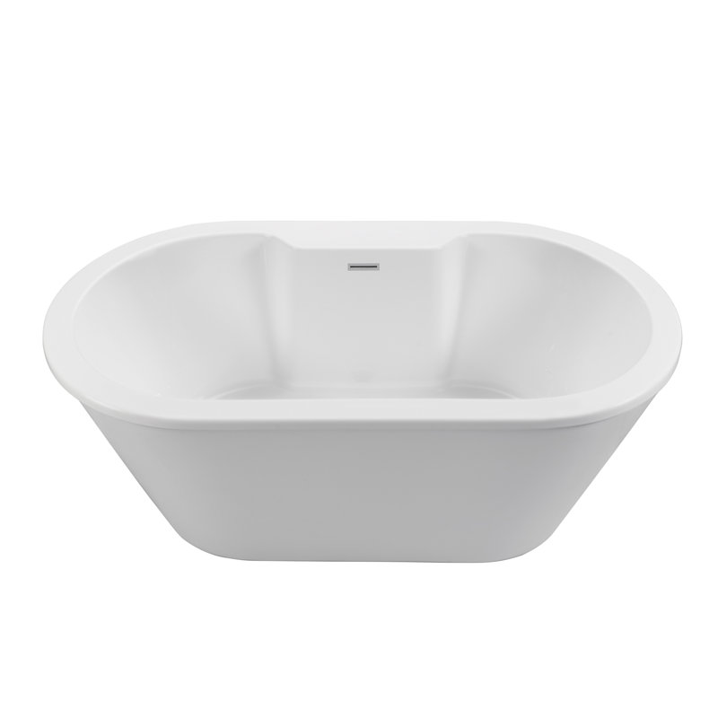 New Yorker 12 66" Freestanding Air Bathtub, DoloMatte® Matte White