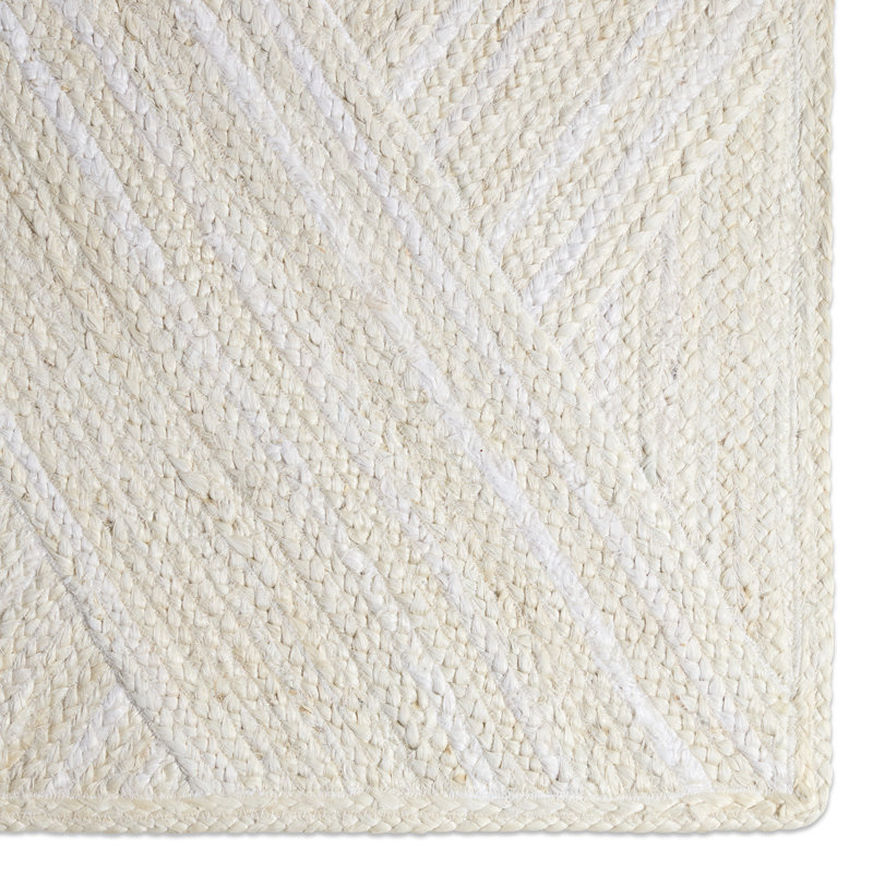 Dawes Natural Trellis Ivory Area Rug (5'X8'), Round 8'
