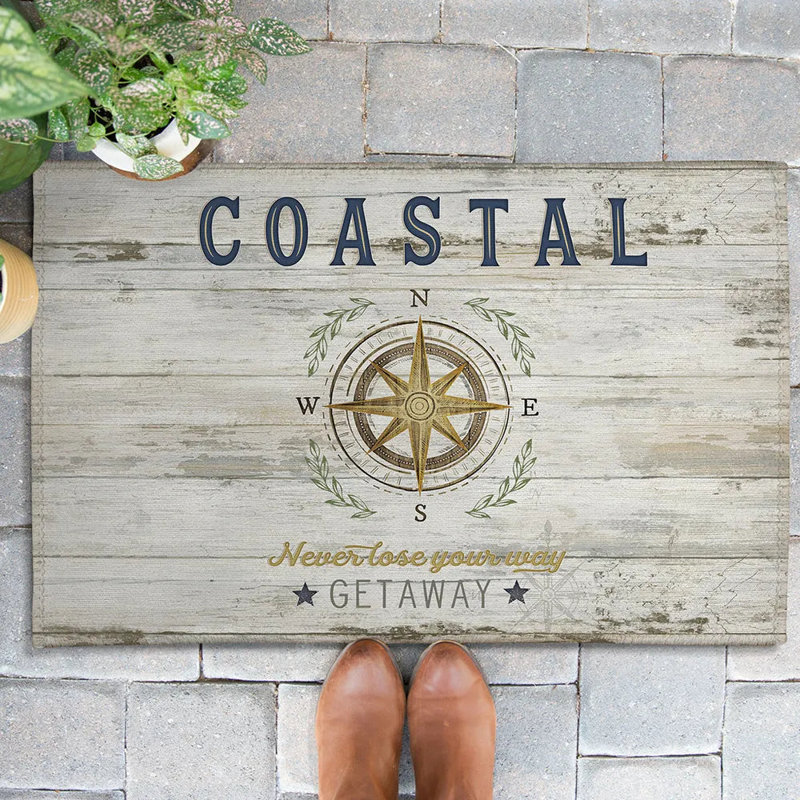 Tapis d'extérieur Coastal Getaway, L 18 po x L 30 po