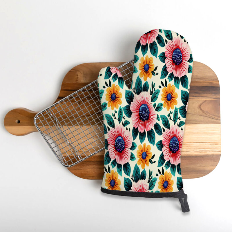 Serre de coton à motif floral