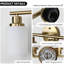 Éclairage pour meuble-lavabo en fer 5 lumières