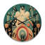 Horloge murale moderne en bois Ranna-558056853