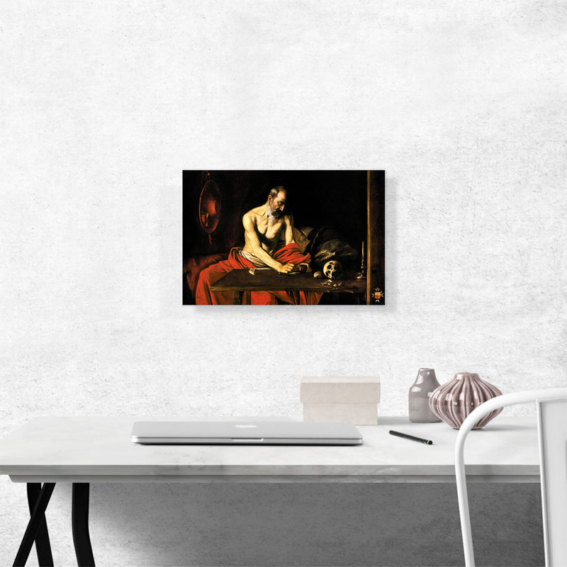 Saint Jerome 1607 - impression, H 12 po x l 18 po x P 0,75 po