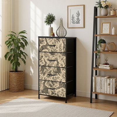 Commode de rangement verticale 4 tiroirs
