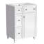 Armoire de meuble-lavabo 24 po avec lavabo en céramique, 2 tiroirs, 1 porte-1971134754