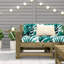 Adaira 69cm Wide Wood Patio Sofa with Cushions