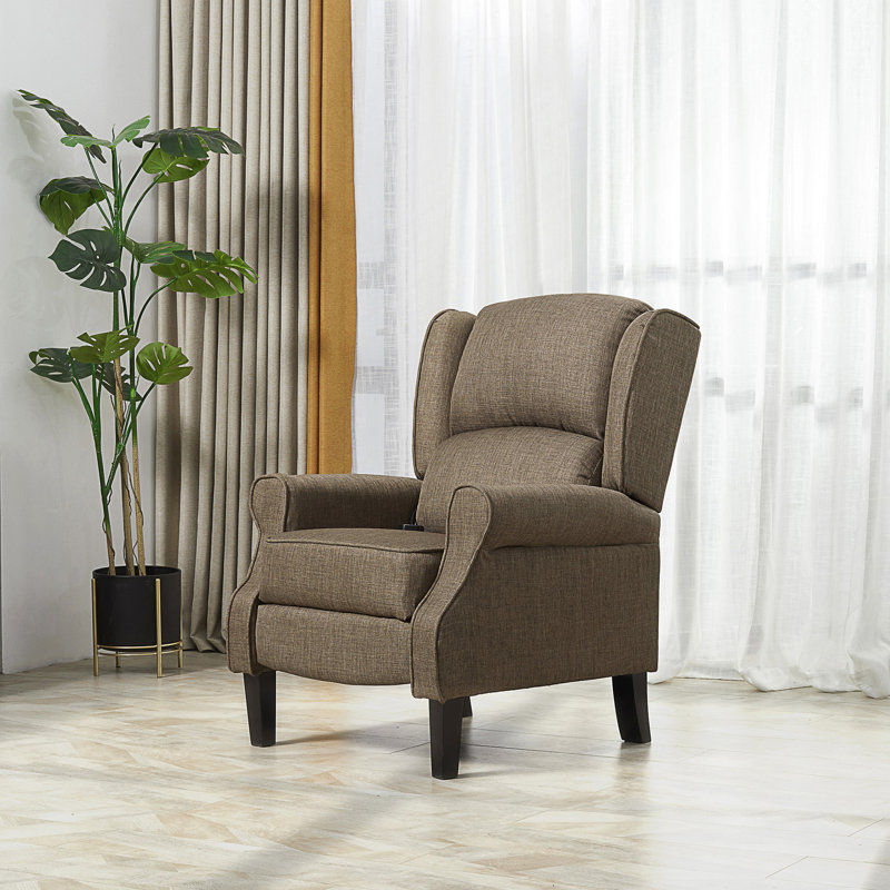 Fauteuil de massage Finnley, Tissu brun