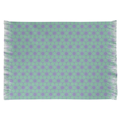 Tapis vert à motif de cercles ornés classique Mcguigan