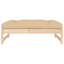 Repose-pieds de patio en bois massif 47,2 po x 31,5 po Red Barrel Studio®