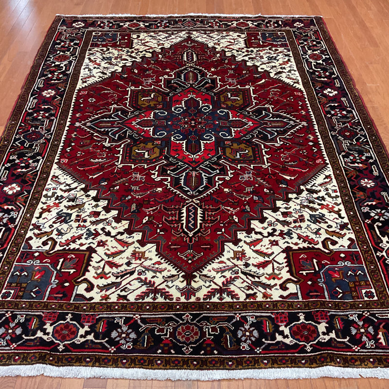 HERAT ORIENTAL Handmade Heriz Wool Rug