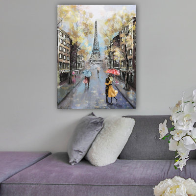 Peinture sur toile tendue