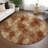 Machine Washable Indoor/Outdoor Chantille ACN2424 Abstract Rug-223409697