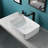 Davivy 19" Rectangular Ceramic Bathroom Vessel Sink Counter Top Sink White