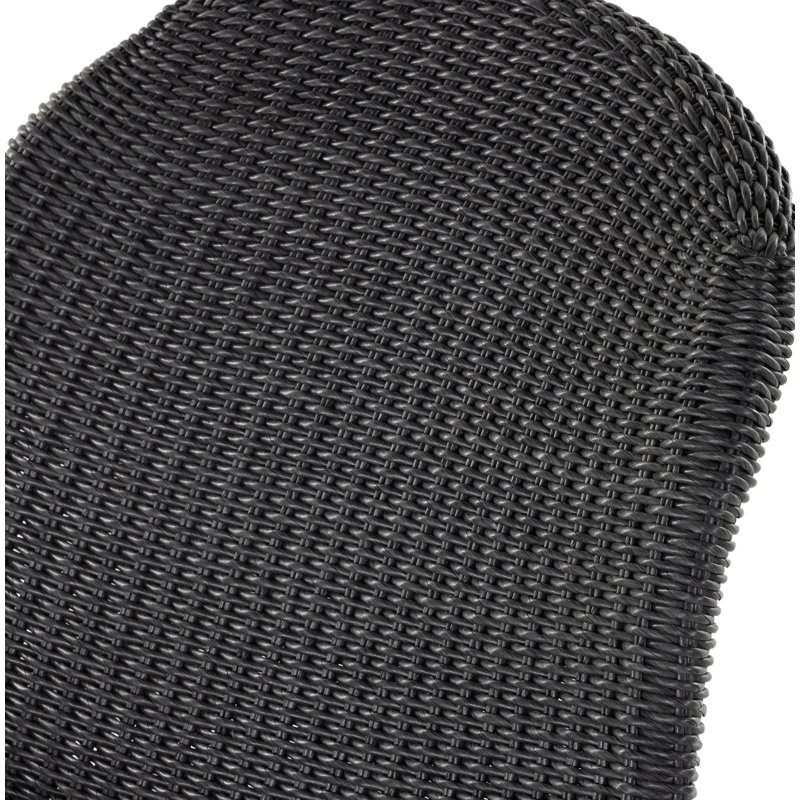 Portia Outdoor Lounge Chair, Vintage Coal