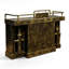 Bureau de réception rectangulaire en bois manufacturé Retro