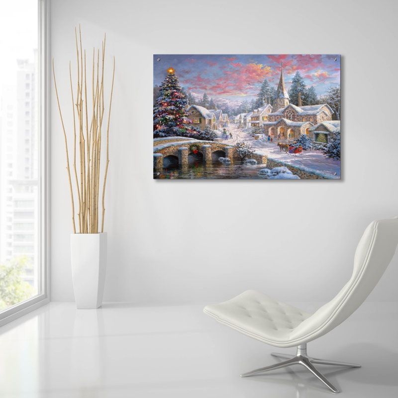 Art mural épique «Heaven On Earth» par Nicky Boehme, 36 po x 24 po, H 24 po x l 36 po