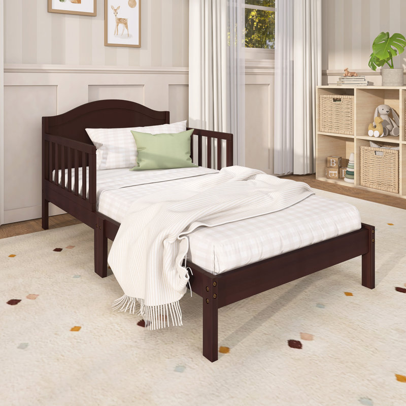 Sydney Toddler Solid Wood Bed by Dream On Me, Espresso