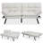Alan 71" Upholstered Convertible Sofa With Adjustable Arms And Backs-1435956474