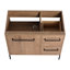 Meuble-lavabo sur pied 36 po et porte d'armoire à fermeture en douceur avec 2 tiroirs ((KD-PACKING)
