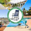 Chaise berçante d'extérieur en métal Gossett-29580987