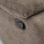 Fauteuil inclinable manuel avec angle réglable de 110 ° à 170 °, capacité de 400 lb, tissu chenille