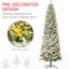 Artificial Christmas Tree With 550 Lights And 988 Long-lasting Base 9ft Slim Fir Tips Led