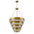 Echelon Eight-Light Tiered Chandelier by Lisa McDennon