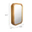 Armoire murale en bois avec miroir