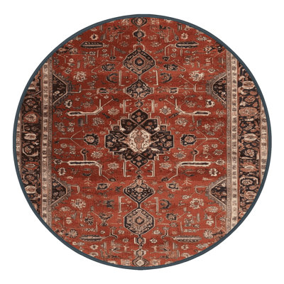 Tapis brun lavable à la machine