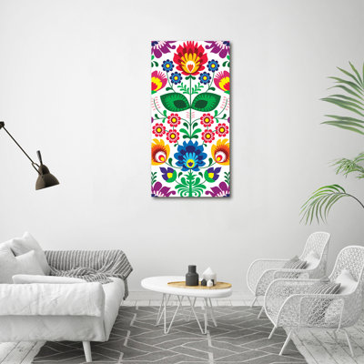 Ethnic - Wrapped Canvas Print
