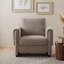 Fauteuil d'appoint rembourré à accoudoirs carrés-1509421636
