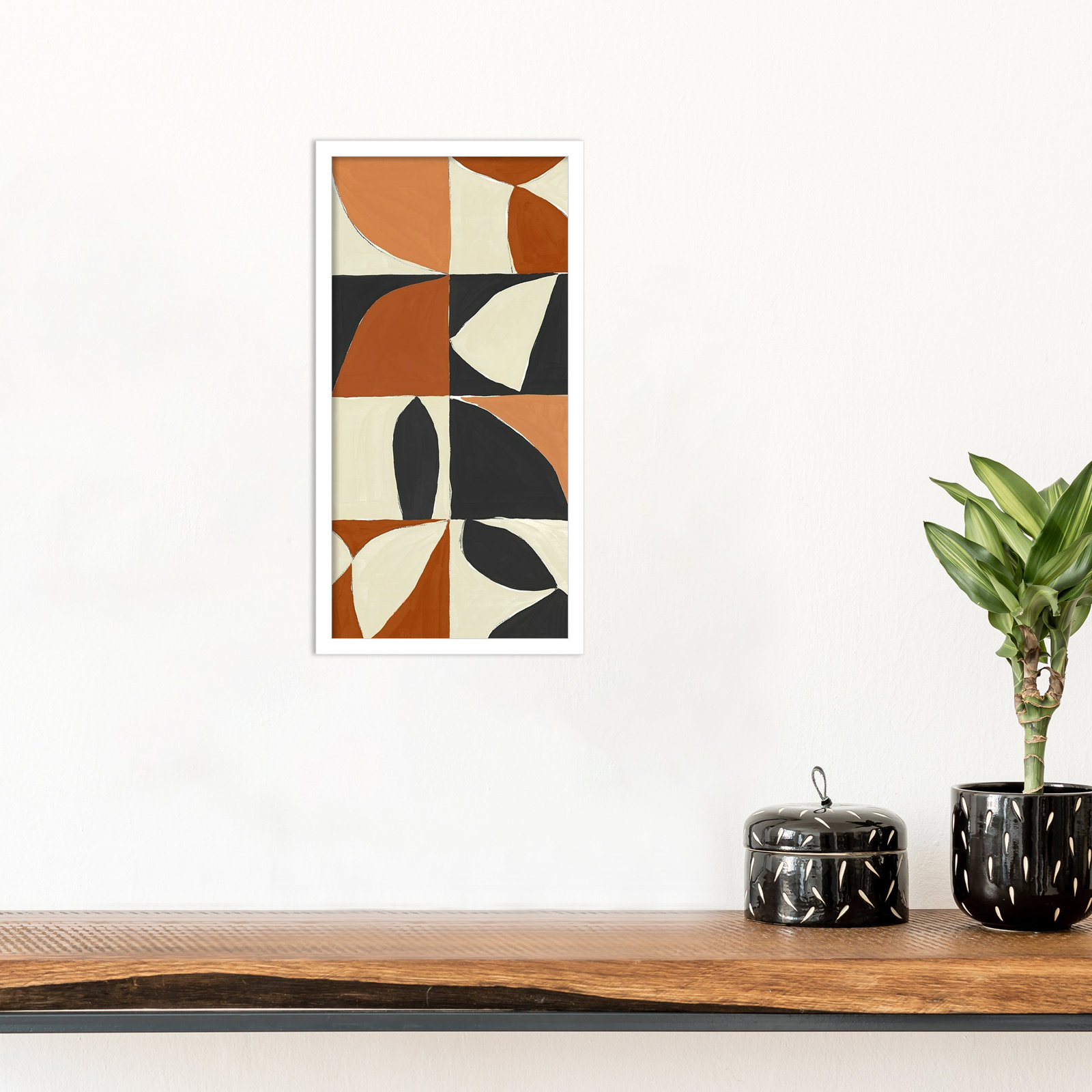 Honoring Matisse Warm by Isabelle Z, White, 25" H x 13" W x 1" D