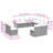 Vidaxl Garden Sofa Set Beige