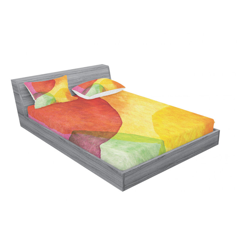 Microfiber Sheet Set, Queen Sheet Set with Fitted Sheet