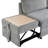 83.9" L-Shaped Sectional With Dual Pull-Out Sleepers, Flip-Top Table, Armrest Storage And Cup Holder, Cozy Stylish For Living Quarters Comfortable Home-1873102338-1873102336