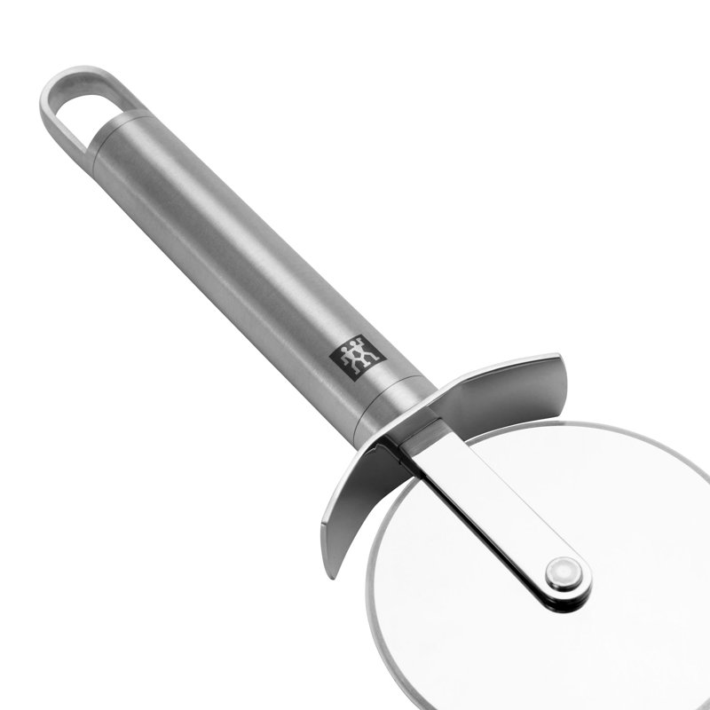 Stainless Steel Ergonomic Pizza Cutter with Finger Guard