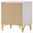 2-Drawer Bedroom Nightstand, Bedside Nightstand Table