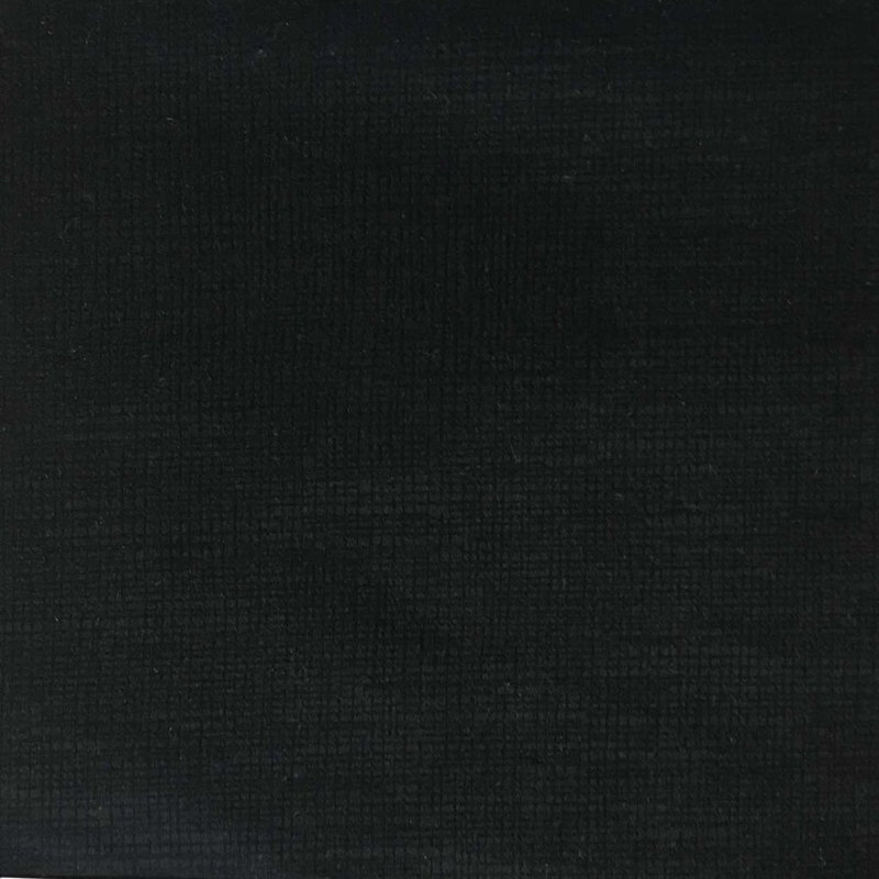 Tissu velours uni texturé Pismo-Creek, Noir