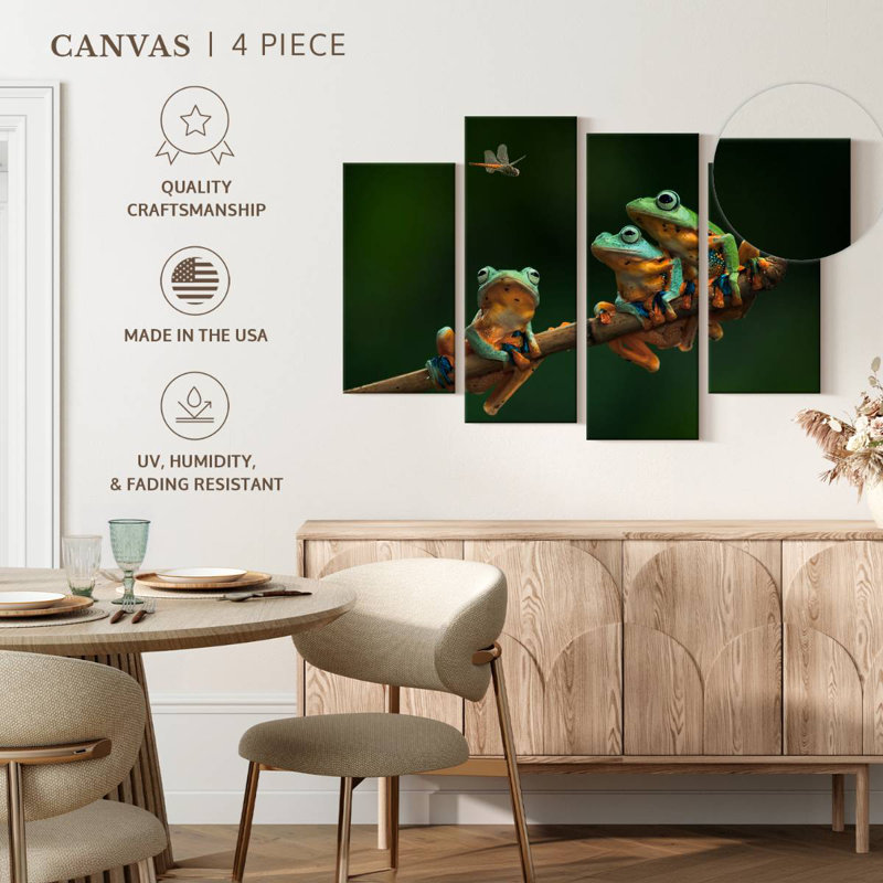 Brampt Hungry Frogs, 27" H x 43" W